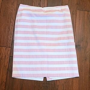 Talbots women's striped, textured skirt size 10